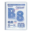 受発注品 ナカバヤシ 超薄型ホルダー・キャプチャーズ B8判10P HUU-B8CB