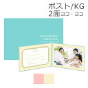 受発注商品 ハクバ 写真台紙 ランス ドゥ ポストカードサイズ KG 2面 ヨコ・ヨコ 全3色 MRCDO-PCY2はがき ハガキ 写真 入学式 成人式 結婚式...