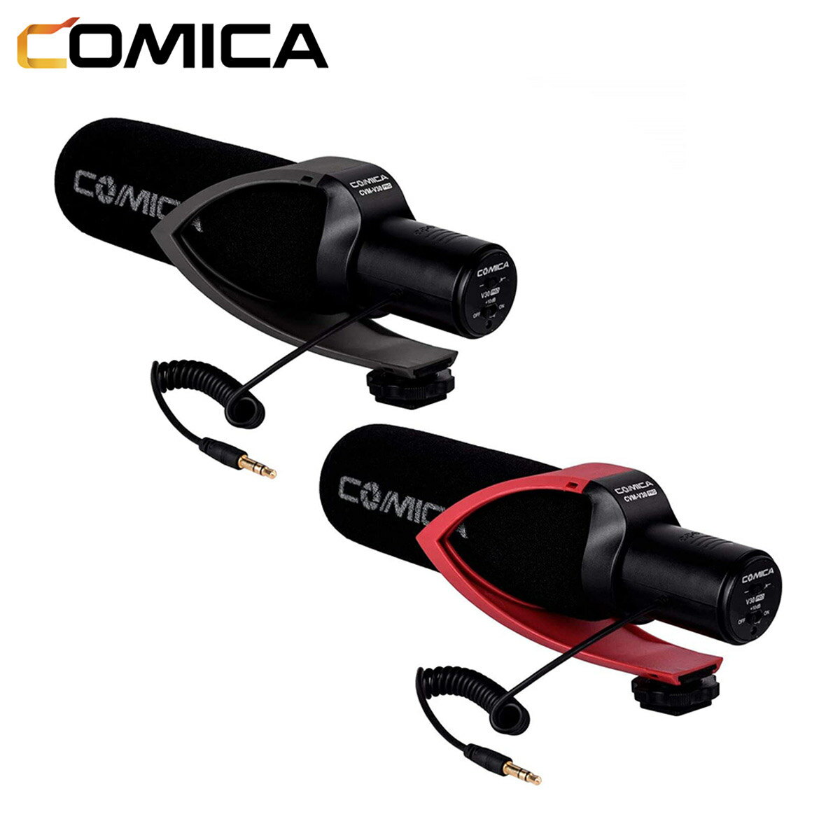 COMICA CVM-V30 PRO カメラ用外付けマイク コンデンサーショットガンマイク 指向性マイク カメラマイク あす楽対応 送料無料