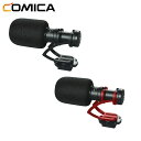 COMICA CVM-VM10II ショットガンマイクビデオマイク 外付けマイク 指向性マイク コンデンサーマイク カメラ スマートフォン対応 ブラック レッド 選べる2カラー 国内正規品