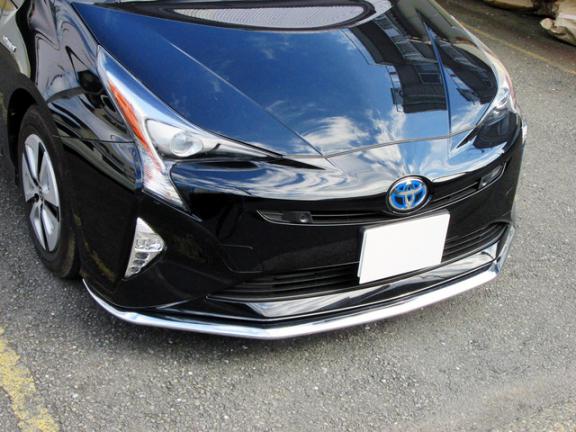 50 プリウス PRIUS フロントリップスポイラー(オールメッキ)【vanquishモデル】 トヨタ TOYOTA