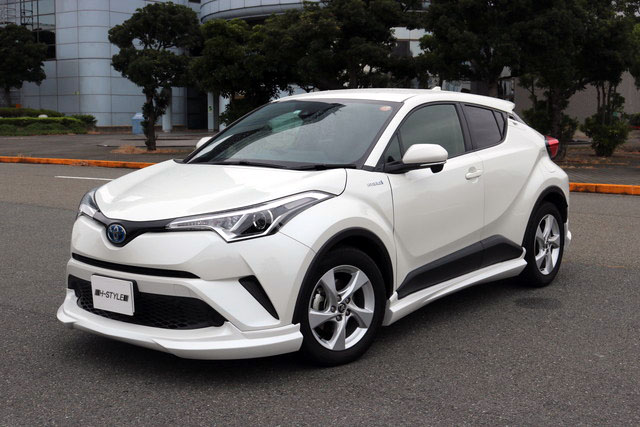 C-HR フロントスポイラー H-STYLE製フロントリップスポイラーフロントハーフスポイラーシーエイチアール パーツ ドレスアップCHR/CH-R＜br＞