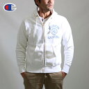 Champion（チャンピオン）ジップスウェットパーカー（リバースウィーブ製法）ヴィンテージフィニッシュ加工　メンズ　C3-F113