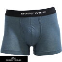 2点購入で送料無料 グンゼ BODY WILD(ボディワイルド)デニム風(BWB084G088G)メンズ/前開き/ボクサーパンツ/コットンストレッチ/1,000円ポッキリ/ボクサーブリーフ