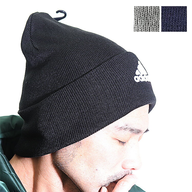 アディダス ニット帽 メンズ 57-60センチ ビーニー IRJ30 帽子のサムネイル