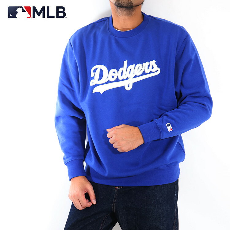 冬【MLB】メジャーリーグ 公式 裏起毛 あったか トレーナー ウエア スウェットシャツ LA ドジャース グッズ メンズのサムネイル