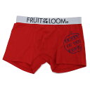 フルーツオブザルーム ボクサーパンツ メンズ コットン 前とじ FRUIT OF THE LOOM