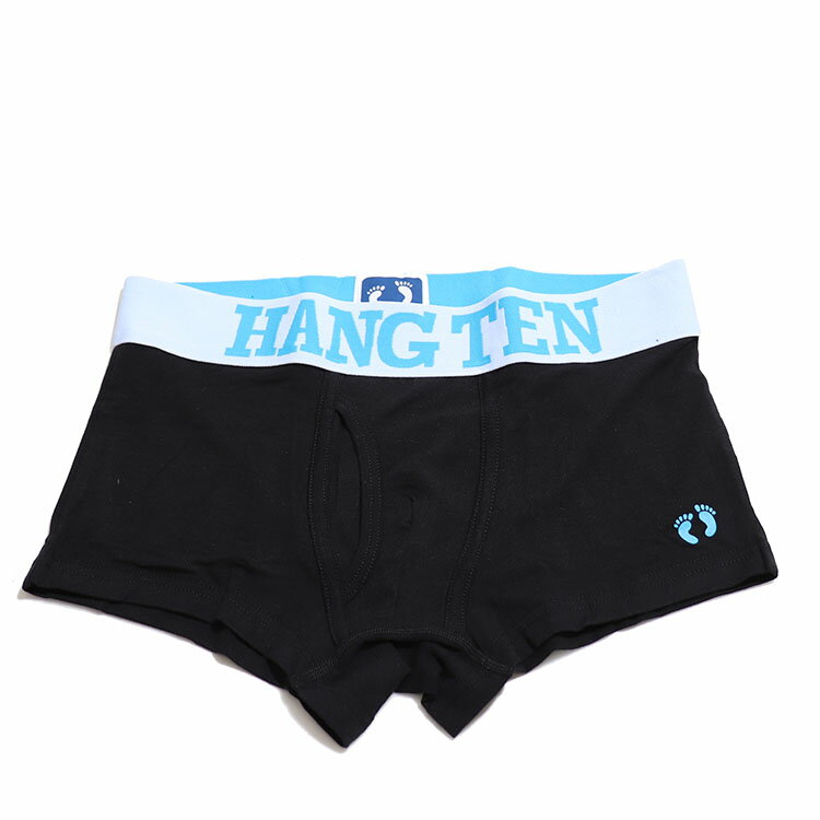 ボクサーパンツ メンズ（1000円程度） HANG TEN(ハンテン)メンズ ボクサーパンツ 前ひらき 064 サックス