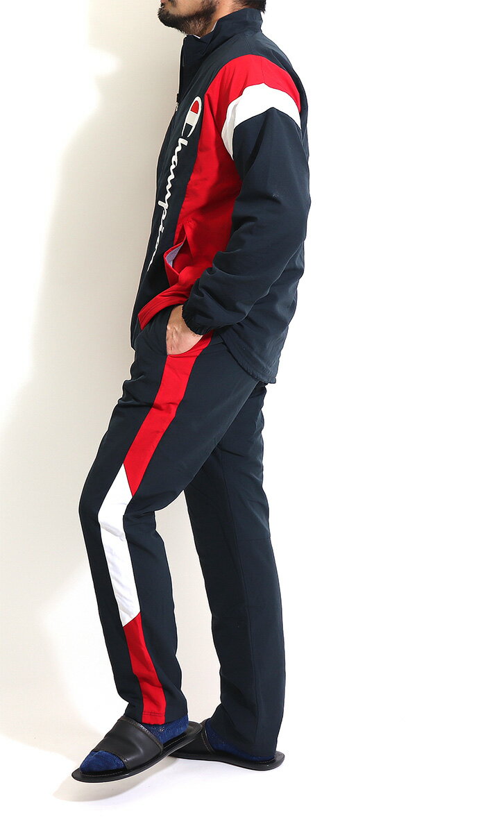 Champion チャンピオン ウインドブレーカー 上下セット 裏トリコット 裏起毛 冬 あ...
