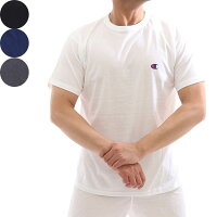 Champion チャンピオン ダブルドライ 吸汗速乾tシャツ 丸首 ワンポイント 綿 天竺編み CM1HH201