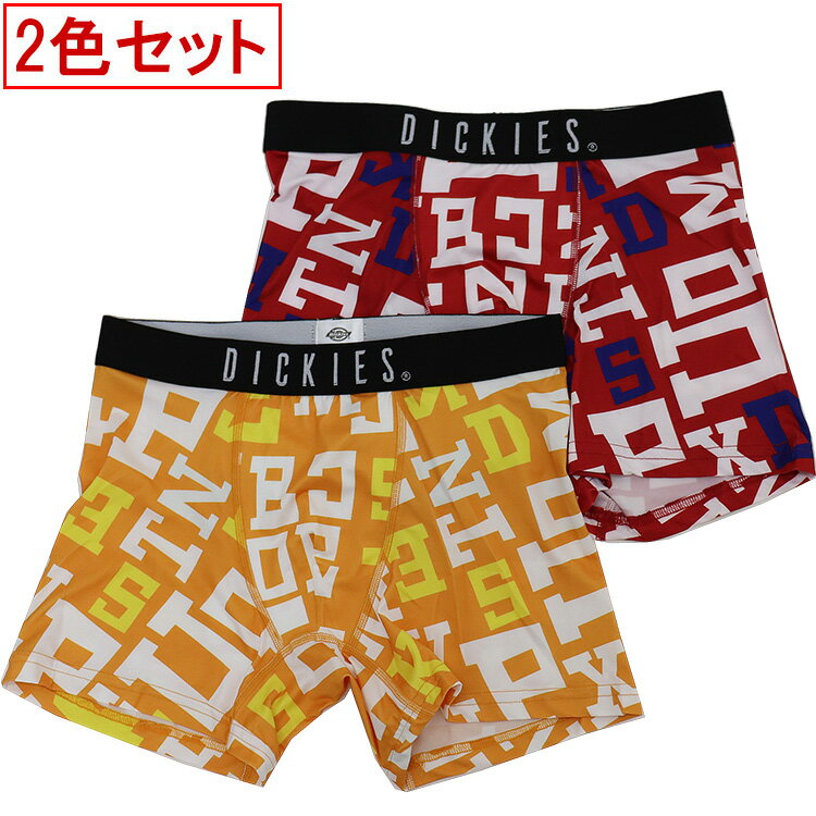 【2色セット】Dickies ディッキーズ ボクサーパンツ メンズ かわいい USA ブランド 前とじ