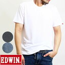 エドウイン Tシャツ メンズ EDWIN エドウィン 半袖 Tシャツ 吸汗速乾 春 夏 tシャツ 無地 半袖丸首tシャツ メンズ