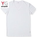 グンゼ YG エアメイド 下着 メンズ インナーシャツ 半袖Vネックシャツ Vネックシャツ Tシャツ 抗菌防臭 極軽 超速乾 1000円ポッキリ 送料無料