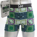 リー(Lee) ボクサーパンツ おしゃれ バックポケット 付き ポケット付き 前あき ボタン 吸汗速乾 ストレッチ