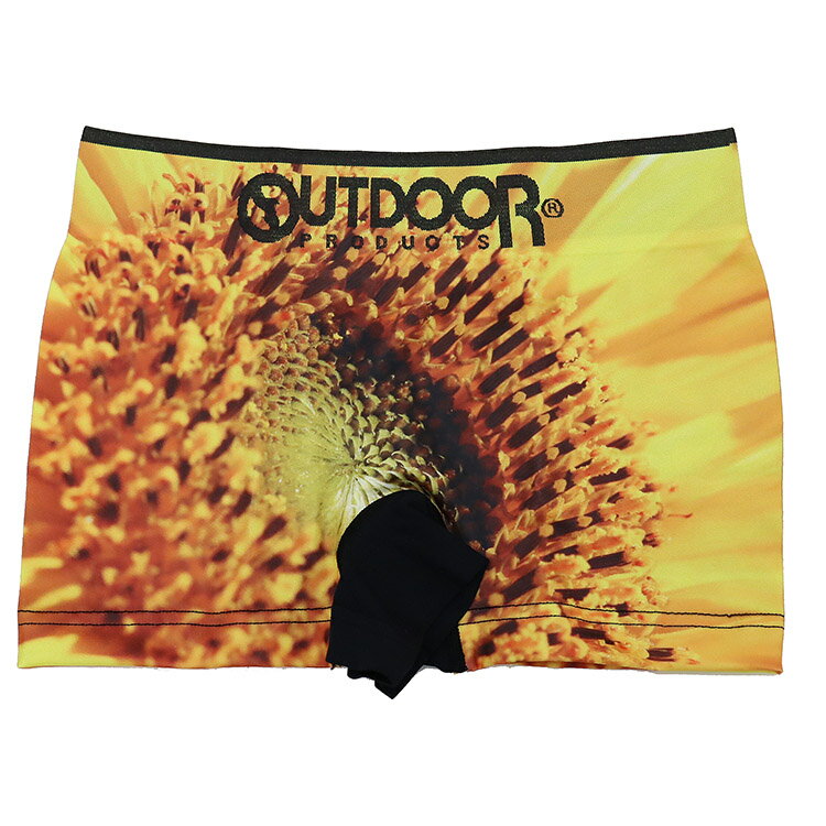 outdoor ボクサーパンツ フラワー ひまわり 花 成型 ストレッチ まえとじ OUTDOOR アウトドアボクサーパンツ