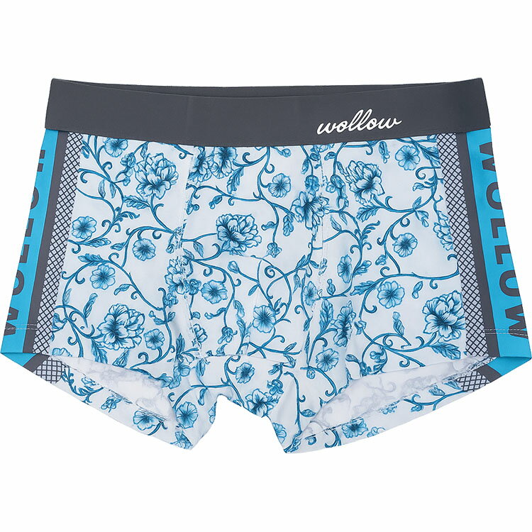WOLLOW ワロー 【W-54】前とじ ボクサーパンツ メンズ 下着 ナイロン ブランド 人気 店長おすすめ メンズインナー パンツ ボクサー