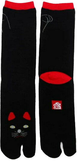 日本製 カヤ ネコ 柄 タビソックス 足袋ソッ...の紹介画像3