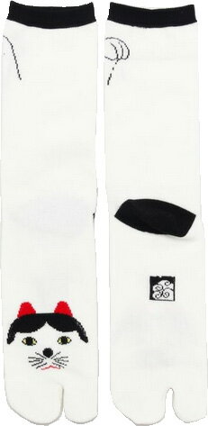 日本製 カヤ ネコ 柄 タビソックス 足袋ソッ...の紹介画像2