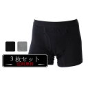 失禁パンツ3枚セット/男性用/メンズ/失禁ボクサー/前開き/...