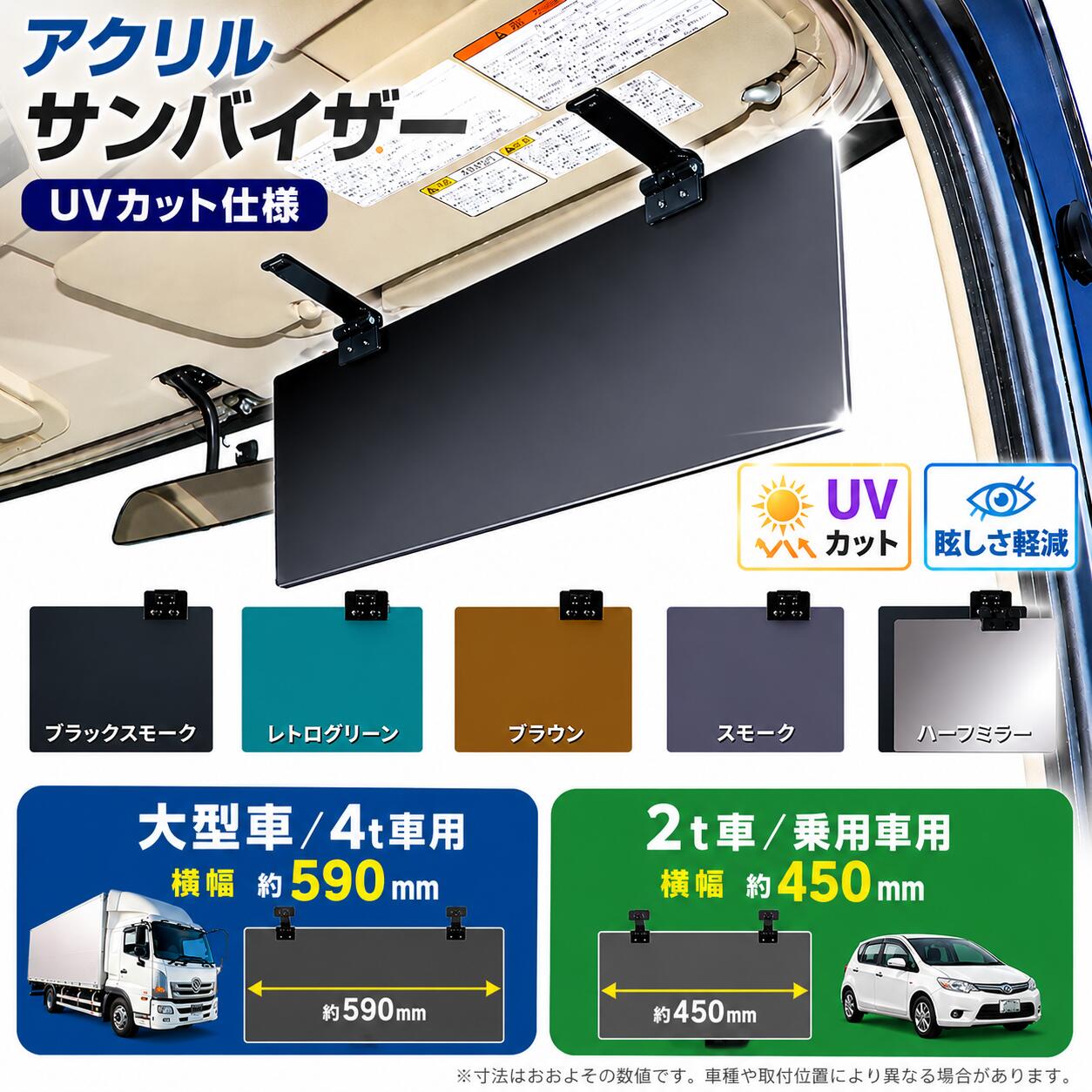 楽天市場】サンバイザー（トラック用品｜車用品）：車用品・バイク用品
