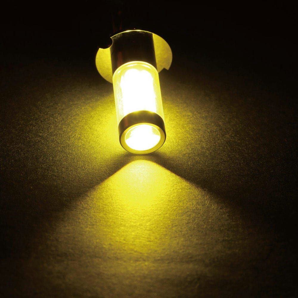 Rakuten - ジェットイノウエ LED COBタイプ バルブ H3タイプ 12V 24V車 共用 H3 10-60V35W イエロー 528552