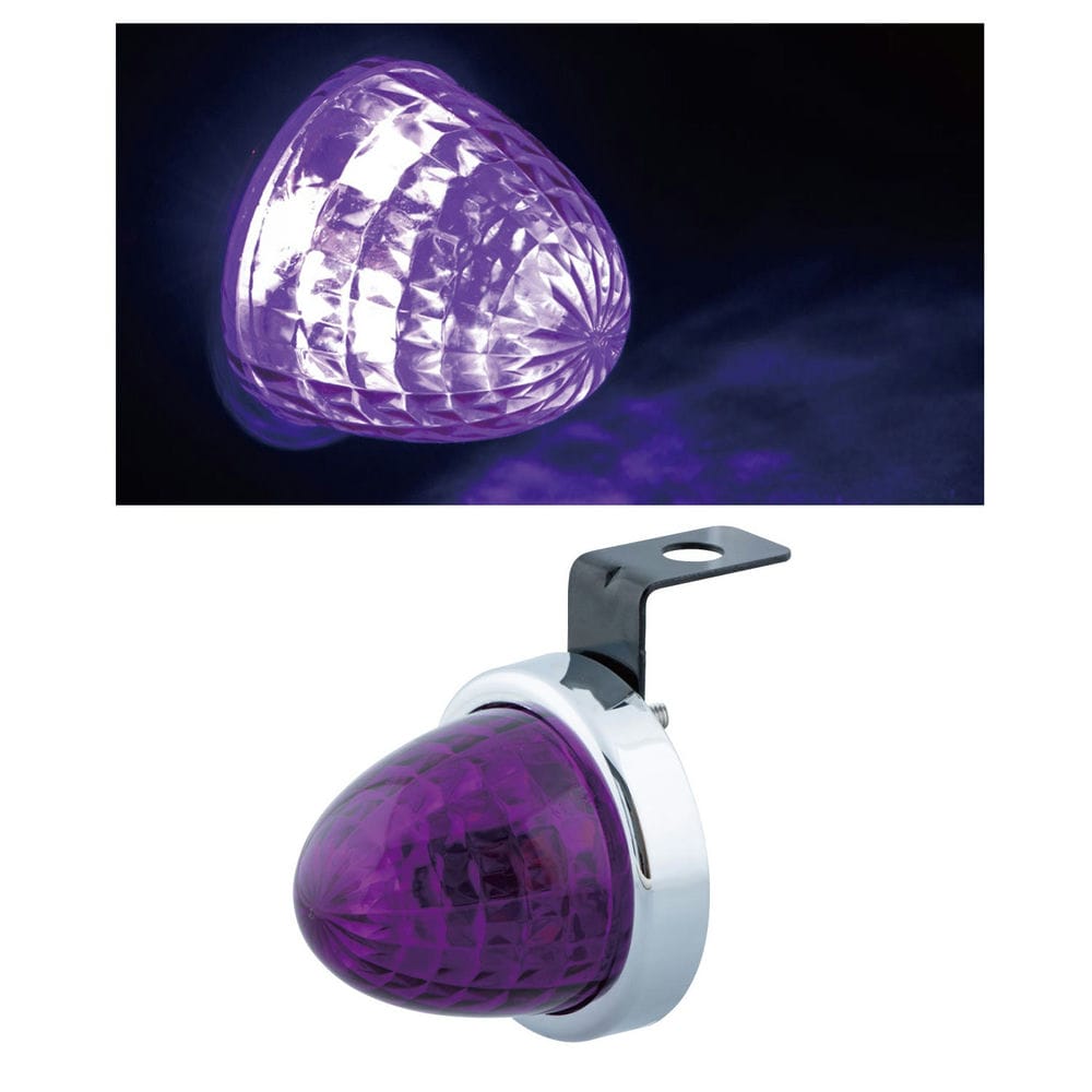 Rakuten - マーカーランプ ジェットイノウエ LED ミニ サイド マーカーランプ 零 ( ZERO ) 紫 ムラサキ トラックマーカーランプ トラック トラック用 532756