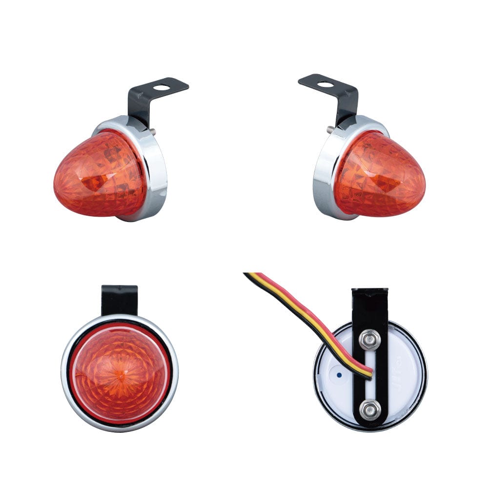 Rakuten - マーカーランプ ジェットイノウエ LED ミニ サイド マーカーランプ 零 ( ZERO ) カラーレンズ 紅茶 トラックマーカーランプ トラック トラック用 532759