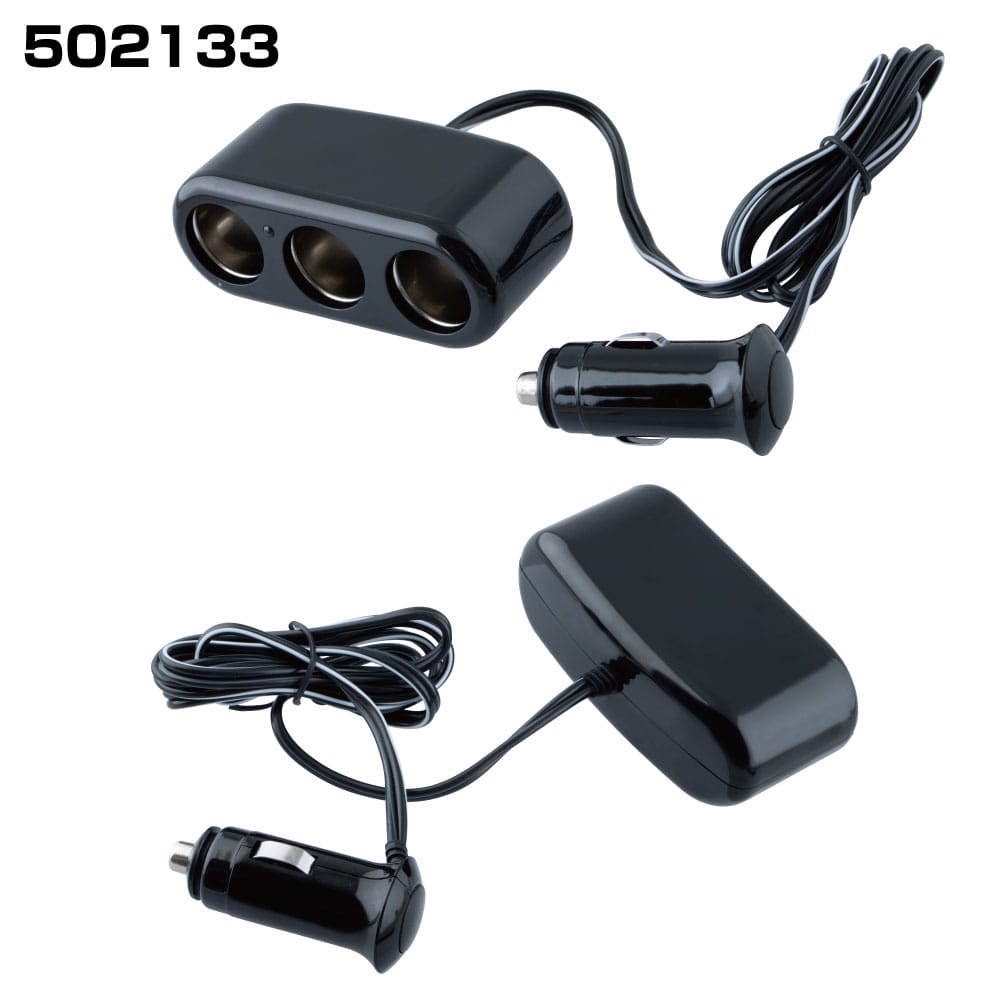 ジェットイノウエ コンパクトソケット 3連セパレート コード式 ソケット 502133