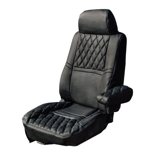 Rakuten - シートカバー ジェットイノウエ シートカバー COMBI 日野4tレンジャープロ標準車用 ブラック/黒糸 595361
