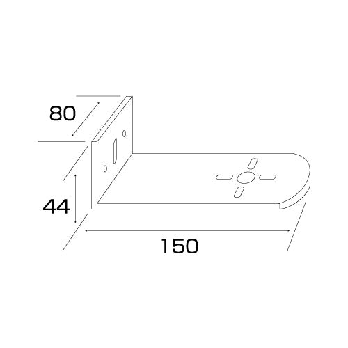 トラック マーカー ステー ジェットイノウエ ステンレス マーカー 取付 ステー L型 80×44×150 502801