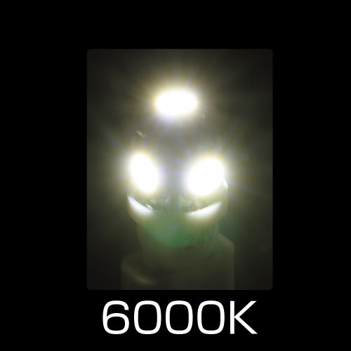 HID等のヘッドライトバルブと色温度(ケルビン)を合わせて使用できます●口金 W2.1×9.5d ●寸法(mm) 27×Φ12 ●定格電圧(V) 24 ●消費電流(mA) DC24V/約40mA ●色温度(K) 6000 ※本製品には+-の...