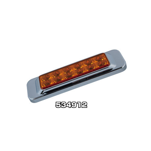 Rakuten - マーカーランプ トラック マーカー ジェットイノウエ LED サイドマーカー 角型 24V 車用 アンバー トラックマーカーランプ トラック用 534912