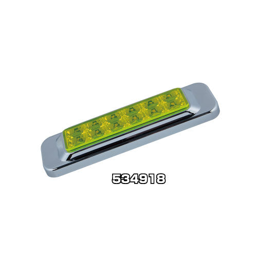 Rakuten - マーカーランプ トラック マーカー ジェットイノウエ LED サイドマーカー 角型 24V 車用 イエロー トラックマーカーランプ トラック用 534918