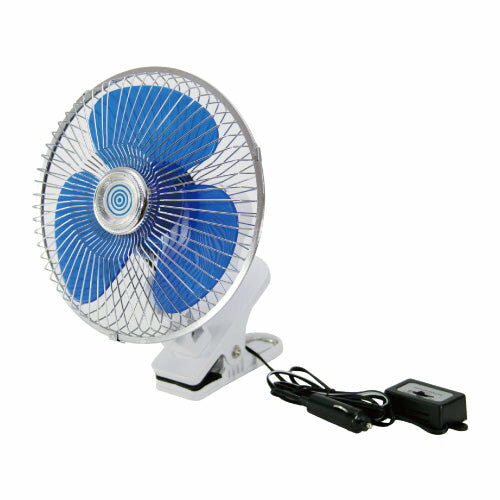 エアコンの効率を高める首振り機能付のルームファンです固定はクリップ式、電源はシガープラグ付ですので設置も簡単です。●材質 羽/ガード:PP/スチール、本体/モーター部/支柱/クリップ:ABS ●厚さ(mm) 162 ●取付 クリップ/ビス固定 ●質量(g) 約900 ●電圧(V) DC24 ●寸法(幅W×高さH)(mm) 225×285 ●コード長さ(m) 約3 ●定格電流(A) 約0.6 ●首振角度(°) 左右約60 ●ヒューズ容量(A) 3 ※2時間以上の連続運転は避けてください。※スイッチ部分が熱くなりましたら休ませてください。