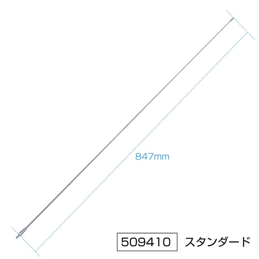 アンテナ ジェットイノウエ 日野 用 ステンレスアンテナ スタンダード 1本 509410 ステンレス ラジオアンテナ JET INOUE トラック用 トラック