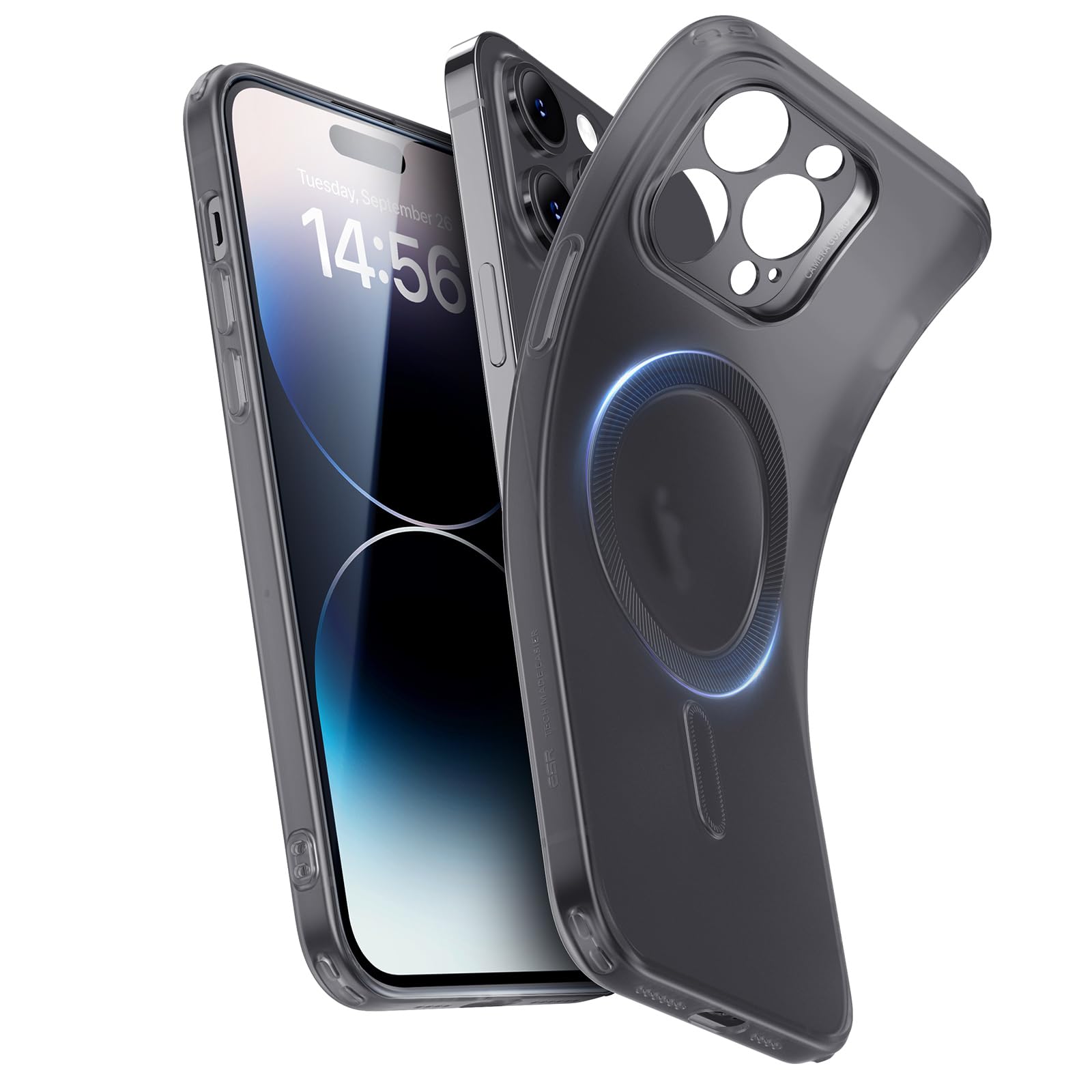 樂天商城 - 【薄型・軽量】ESR iPhone 14 Pro Max ケース薄型 柔軟 軍用規格保護 いphone14pro max 専用 黄変耐性 耐傷性 iPhone14ProMax用 磁気吸着 いphone14promaxケース iPhone14ProMaxスマ