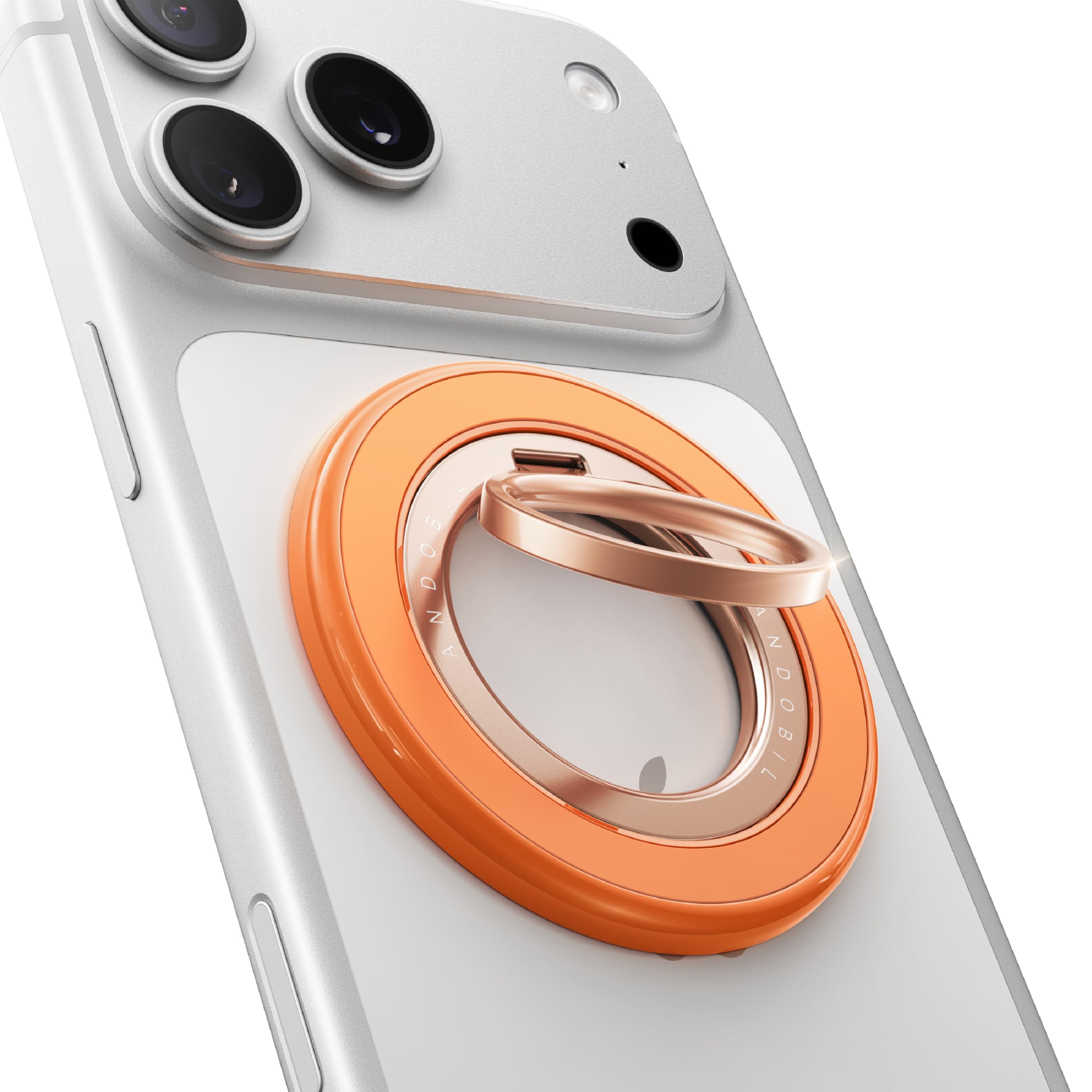 樂天商城 - 【2026最高傑作&MagRing Pro】 Andobil スマホリング Magsafe マグセーフ リング 落下防止 バンカーリング マグネット【両面マグネット・超・磁力】 スタンド機能&緩まない スマホ リング 360度回転 角度調整可 簡単着脱 マ