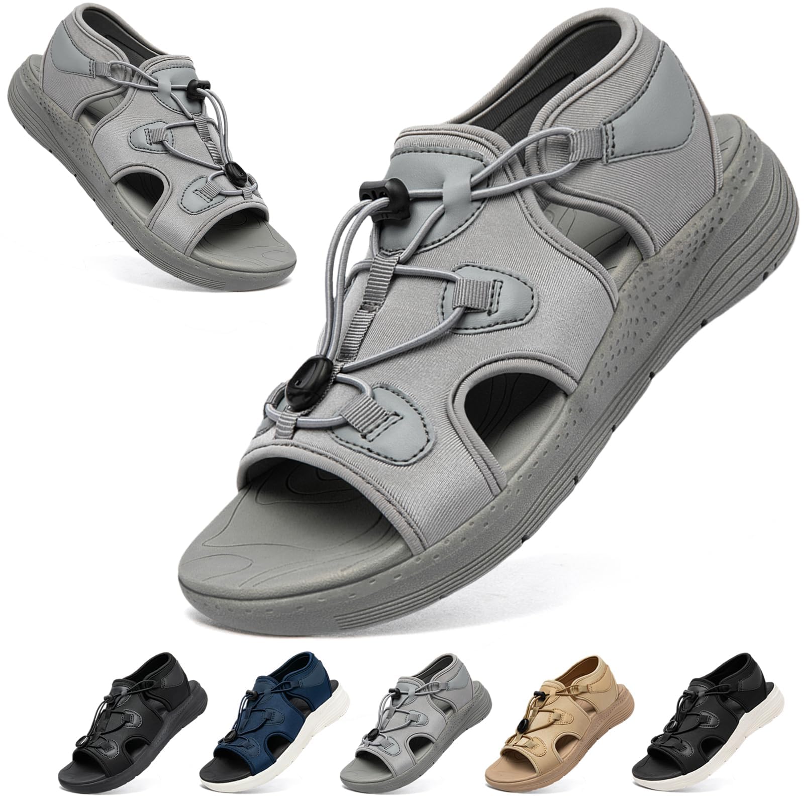 [MERPHINE] レディース サンダル スポーツ 厚底 歩きやすい オフィス ウォーキング 夏 おしゃれ メッシュ ピンク 歩き 通気 クッション 立ち仕事 通勤