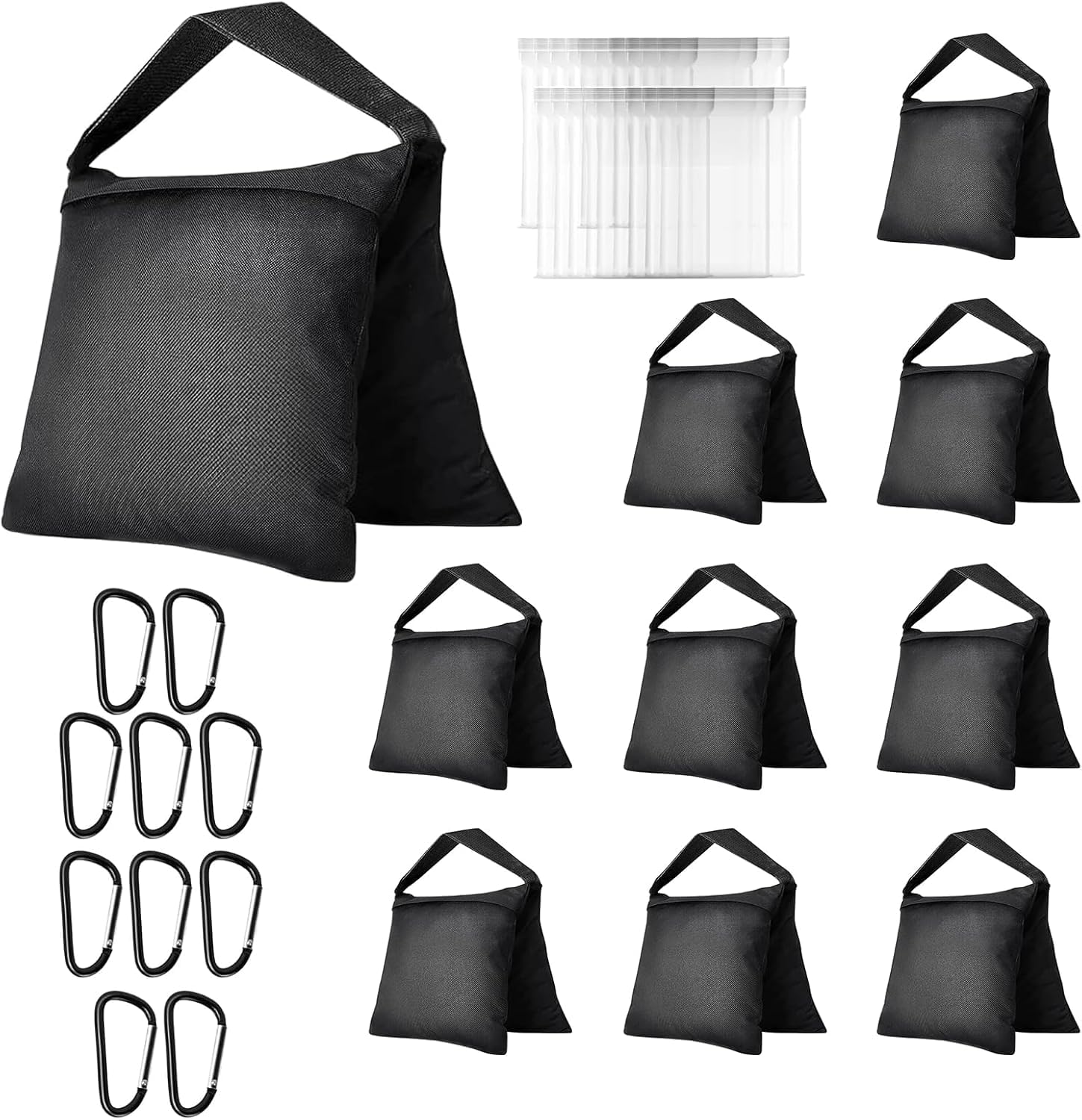 EMART サンドバッグスタジオ 砂袋 撮影用 三脚 耐荷重 安定用重し袋 万能 固定 転倒防止 重ね置き可能 ..