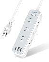 延長コード1m 電源タップ usb たこあしコンセント テーブルタップ TESSAN 9個AC口 3個USBポート 電源コード OA タコ足配線 マルチ 一括スイッチ 壁掛け 卓上
