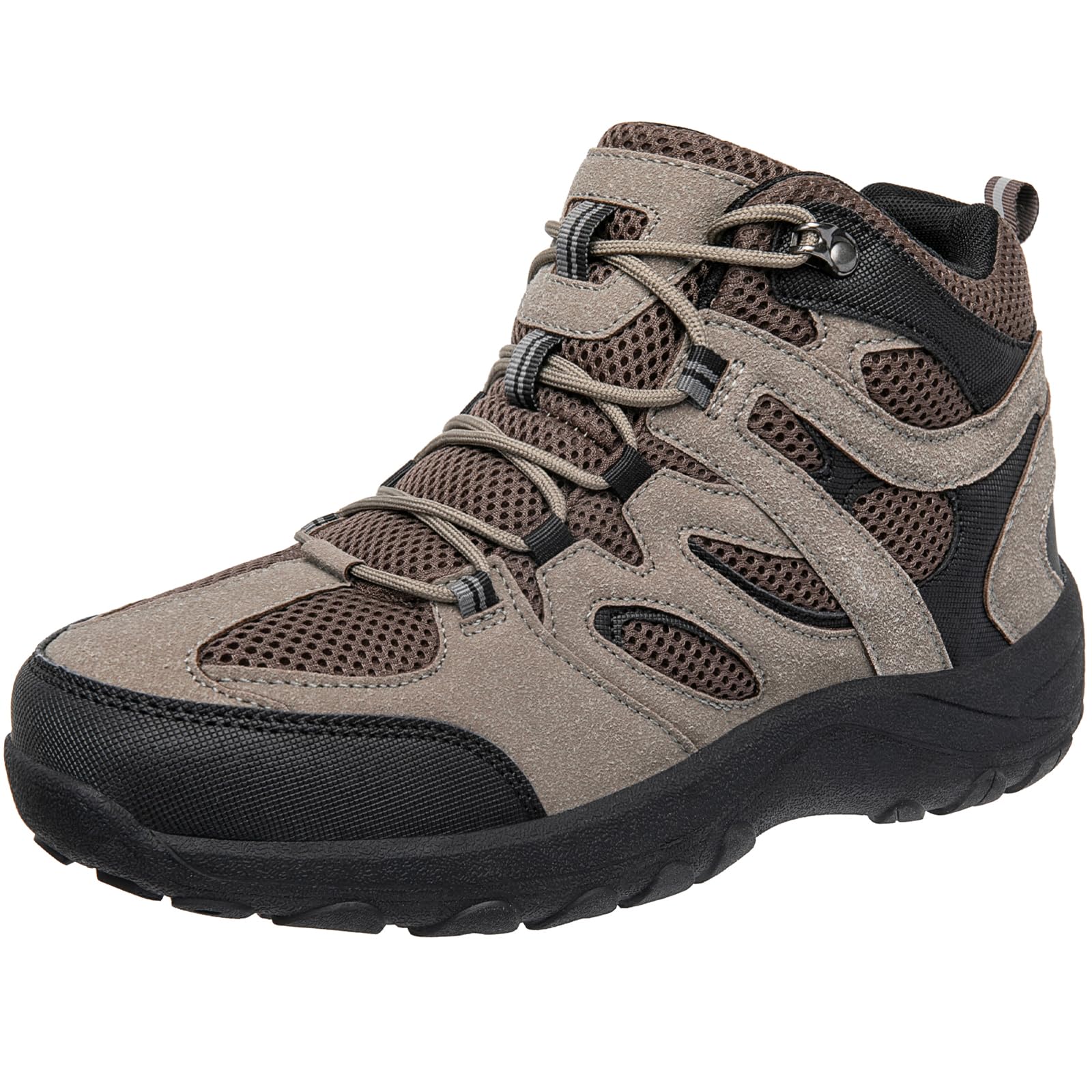 [MERPHINE] トレッキングシューズ メンズ 登山靴 ハイキングシューズ Hiking Trekking Shos For Men 山登り 山歩き アウトドア キャンプ トレッキングブーツ 軽量 初心者 歩きやすい コーヒー 25.5cm