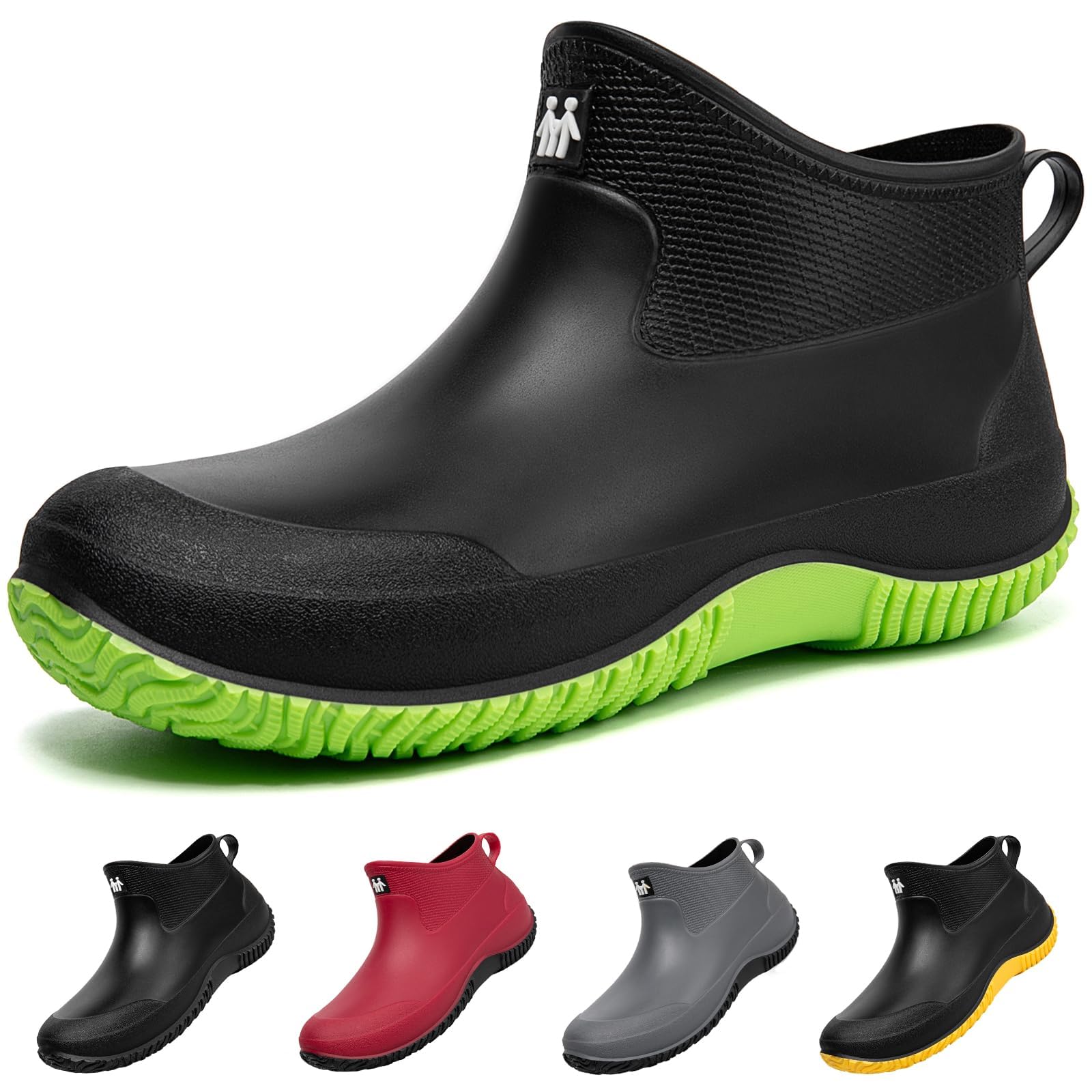 [MERPHINE] レインシューズ メンズ レディース れいんしゅーず 雨靴 ショート 軽量 防水 梅雨対策 台風 通勤 通学
