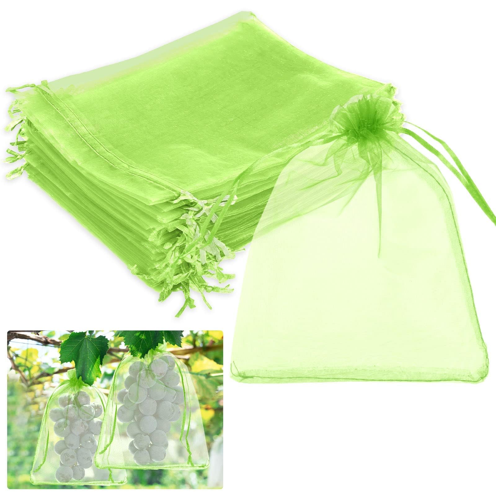 Neiang 果物袋 果物保護バッグ 200枚入 果樹袋 保護ネット 防虫 ネット 鳩よけネット 鳥よけネット び..