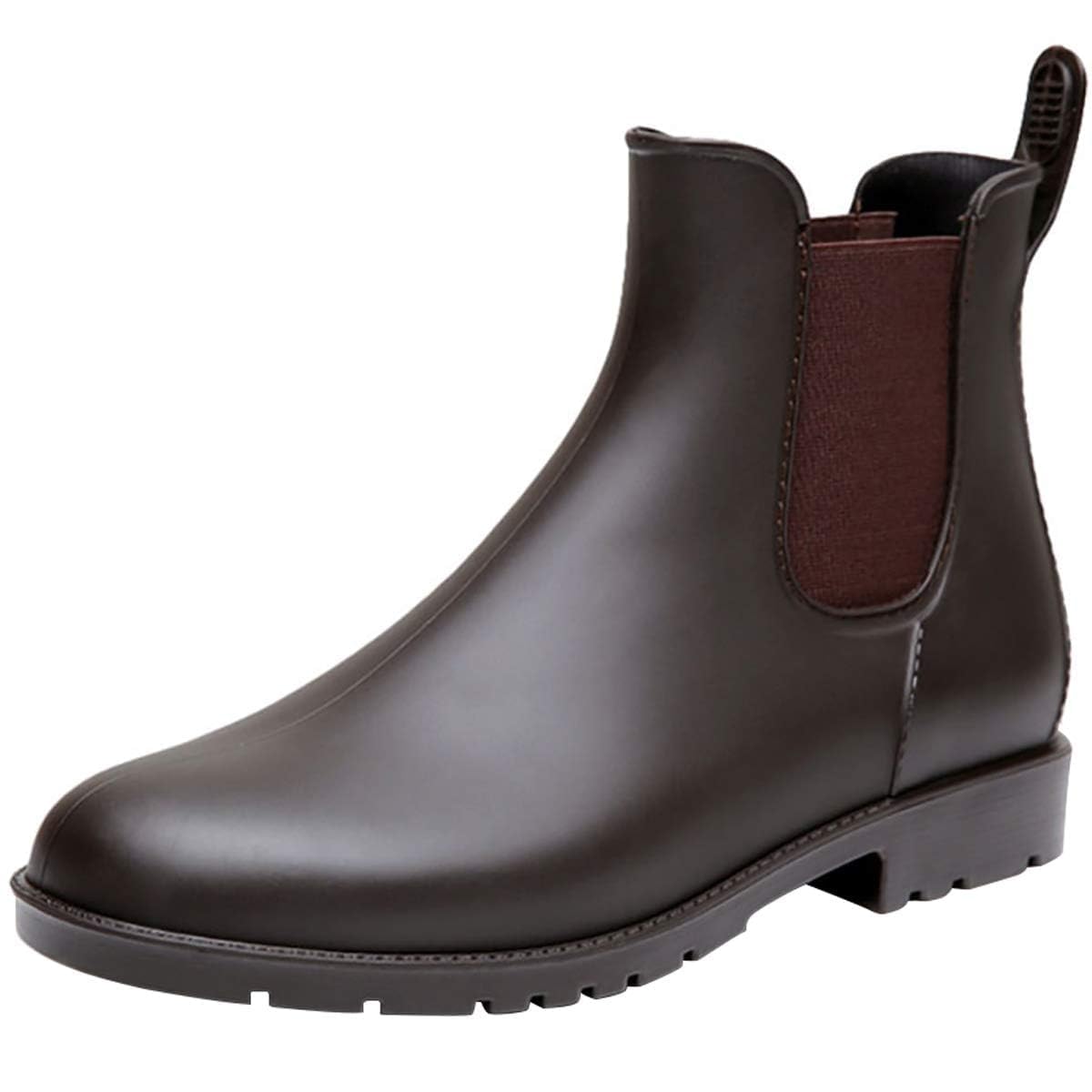 [MERPHINE] レインシューズ 防水 ショートブーツ 雨靴 レディース レインブーツ シンプル防水シューズ ..