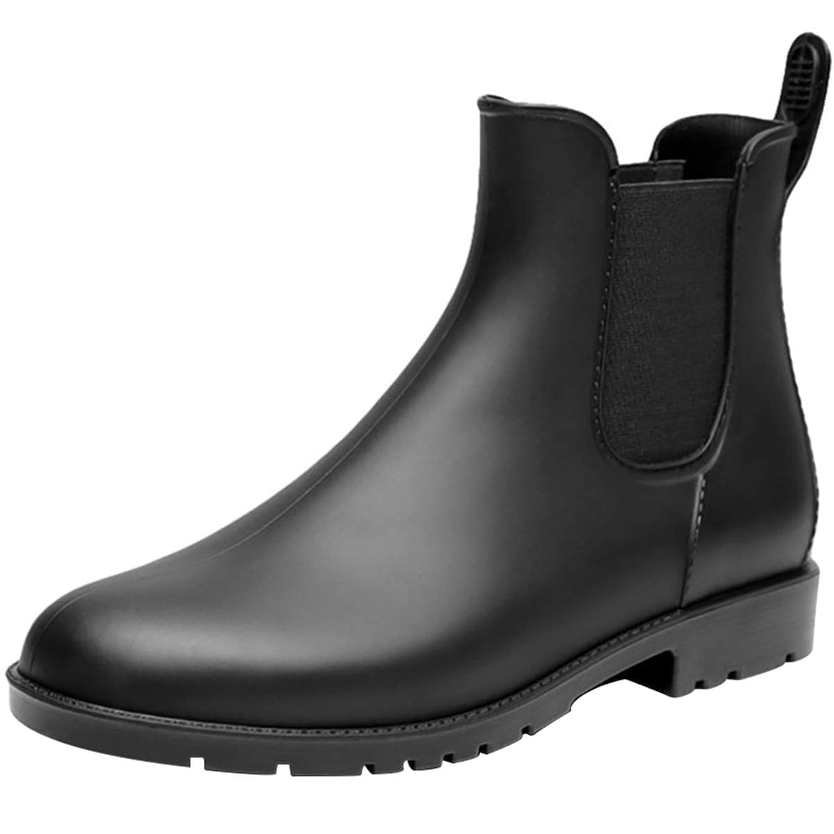 [MERPHINE] レインシューズ 防水 ショートブーツ レディース レインブーツ サイドゴア ローヒール シン..