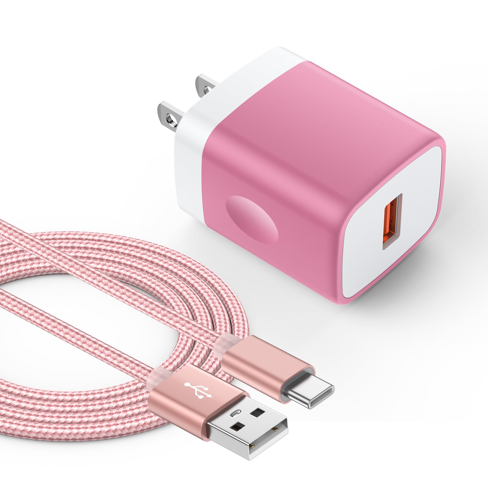 USB 急速充電器/Type-C ケーブル セット [18W/QC3.0急速充電対応/PSE認証] Android アンドロイド充電器 usb コンセント タイプC ケーブル(0.91m/A-C) スマホ 充電器 iPhone15/galaxy s23 A