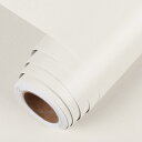 壁紙 おしゃれ 幅60cmX10m 白 透けない はがせる 北欧 壁紙シール ホワイト カッティングシート、簡単 diy キッチン リメイクシート 防水 wal...