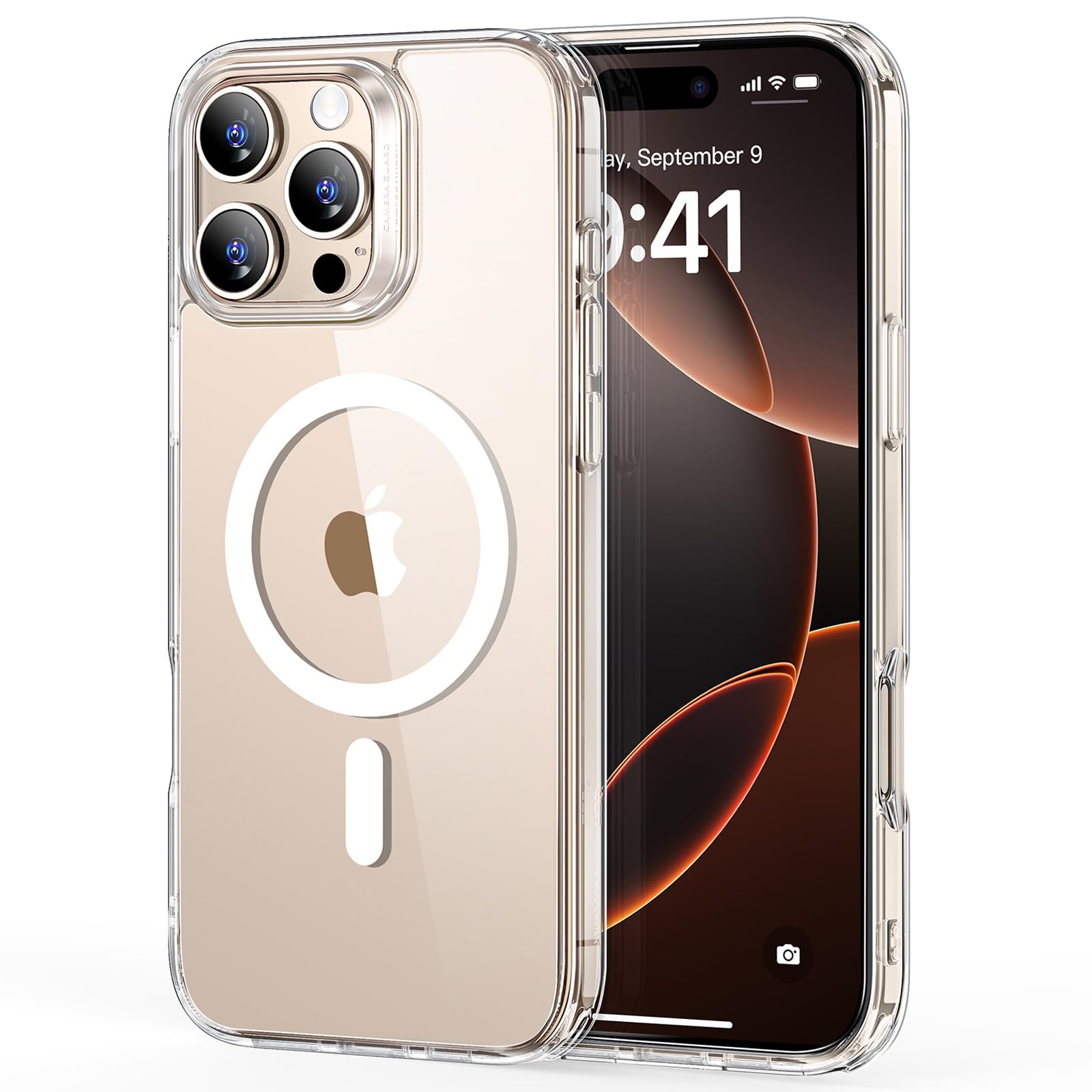 【極薄&黄変対策】ESR iPhone 16 Pro ケース クリア ケース 耐衝撃 薄型 米軍MIL規格の保護 シリコンカバー 軽量 黄ばみにくい いPhone 16 Pro 専用 透明 TPUバンパー 6.3インチ アイフォン 16 プロ対応 クリア