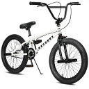 AVASTA Bacchus BMX自転車 20インチ フリースタイルBMXバイク スチール製 子供/初心者/ジュニア練習用 高炭素鋼フレーム アルミニウム合金...