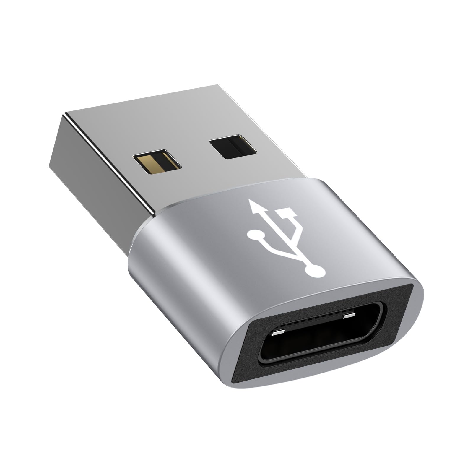 USB Type-C 変換アダプタ USB タイプC （メス） To USB 2.0（オス） 変換 [ QC3.0 急速充電・高速データ転送同期] Windows 10 / Mac OS MacBook iPad Pro iPhone 13/12/11 P